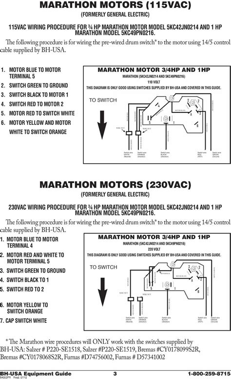 wiring diagrams  motors