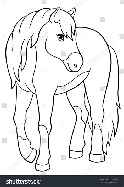 cute horse coloring page youngandtaecom horse coloring pages