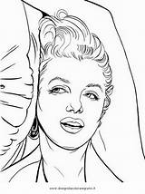 Monroe Marilyn Coloring Pages Andy Adult Bing Warhol Color Books Colouring Gangster Monroes Drawing Template Print Foto Faces Getcolorings Book sketch template