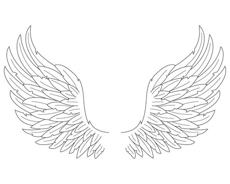 realistic angel wings drawing  paintingvalleycom explore