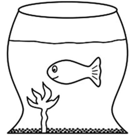 fish tank drawing clipart