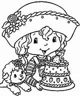 Coloring Strawberry Pages Shortcake Cake Coloriage Strawbery Color Charlotte Aux Fraises Print Kids Fun sketch template