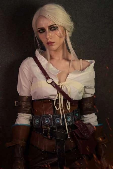 signed cosplay print portrait of ciri from the witcher 3 wild hunt