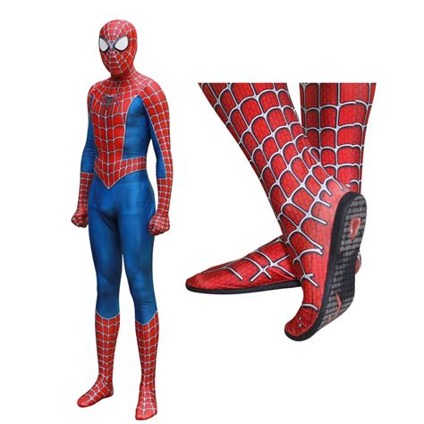 raimi spiderman kostuum cosplay costume 3d print full body zentai suit