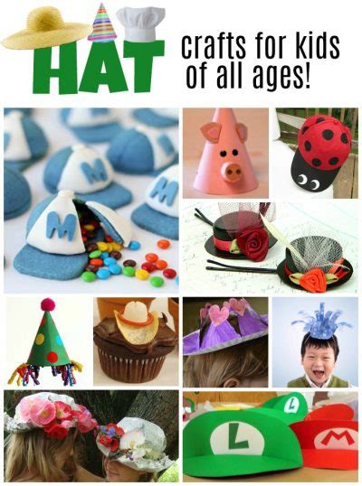 hat crafts  kids   creative ideas
