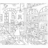 Bookstore Ida Chiaki Longing sketch template