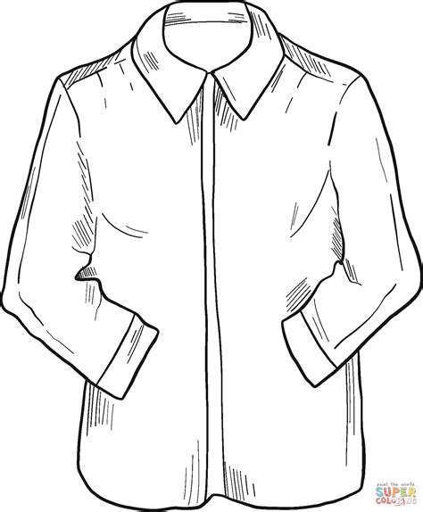shirt coloring page  printable coloring pages