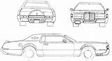 Blueprints Continental 1972 sketch template