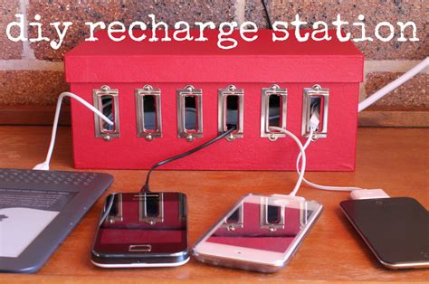 device charging station dollar store crafts