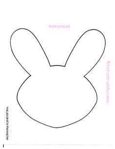 decorate  bunny template easter bunny templates bunny face