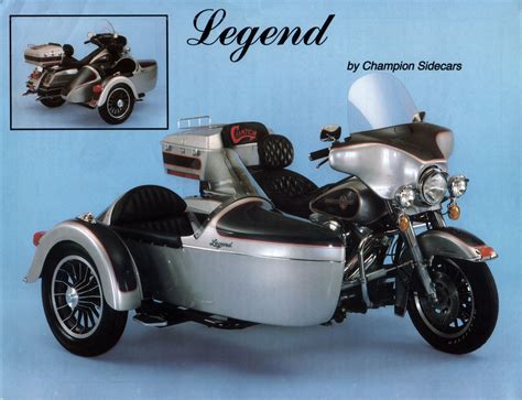 legend  champion sidecars sidecar motorcycle champion legend bmw