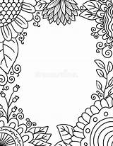 Foliage sketch template