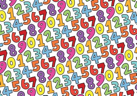 number pattern clip art