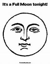 Moon Coloring Phases Pages Face Popular Library Clipart sketch template