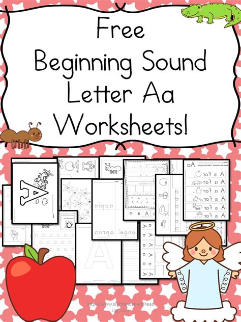 beginning sounds letter  worksheets   fun