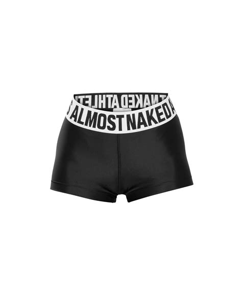 Gym Shorts For Women Black Graphic Almost Naked Athletics