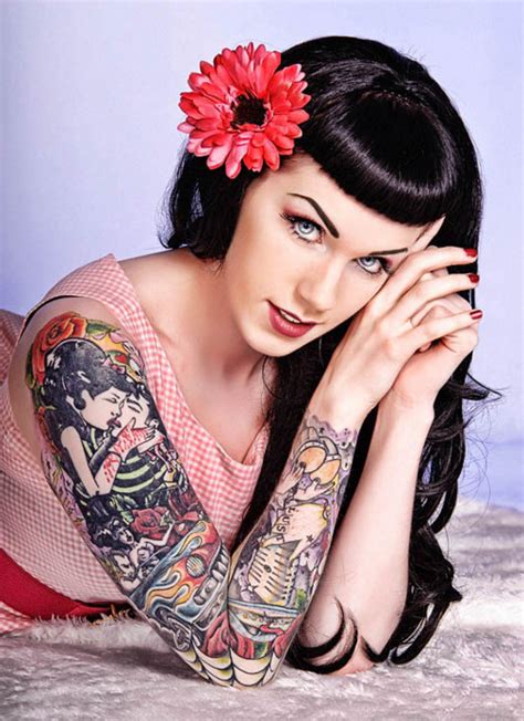 Ink Modification Pin Up Tattoo Tattoos Image 443049 On