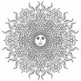 Mandalas Vorlagen Sonne Ausmalen Gesicht Blumen Entspannen Deavita Strahlen Motive Schwer Schöne Relaxation Malvorlagenausmalbilderr Schablonen Hübsche Decorationpin sketch template