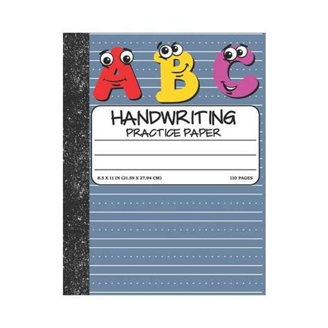 handwriting practice paper dotted mid lines  pages uppercase