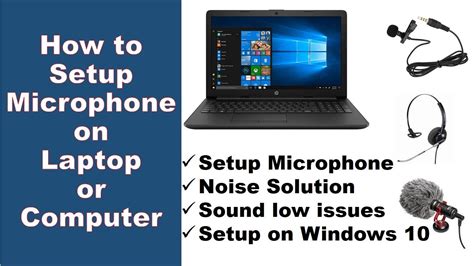 setup test microphone  windows  noise  sound level solutions  laptop  pc