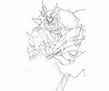 Omnimon Coloring Pages Armored Another sketch template