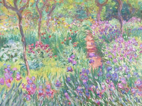 The Garden In Giverny Claude Monet Reproducties Van Beroemde