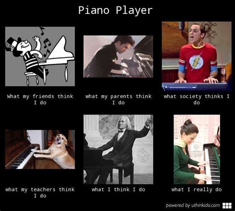 Piano Player What People Think I Do What I Really Do