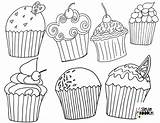 Cupcake Stevie Doodles sketch template
