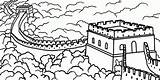 Coloring China Popular sketch template