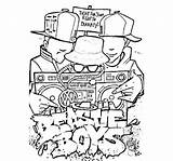 Boys Beastie Coloring Pages Hop Hip Rapper Dance Printable Book Graffiti Sheets Boy Album Print Template Choose Board sketch template