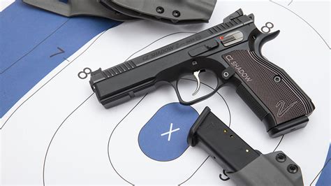 gun review  cz shadow  mm competition pistol personal defense world