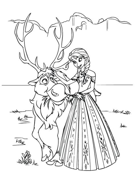sven coloring page images