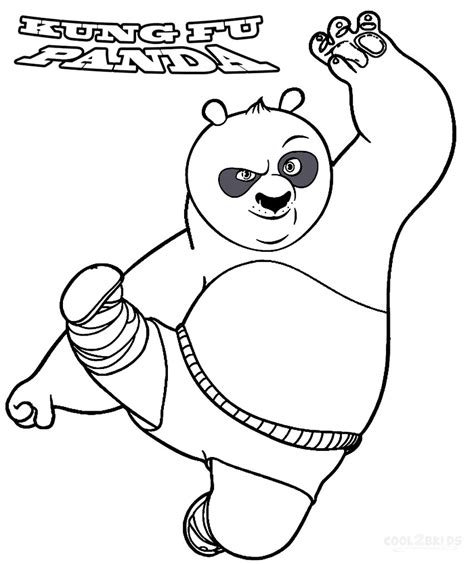 kung fu panda coloring pages    print