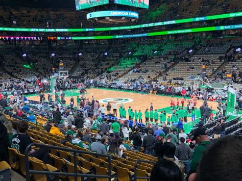 Td Garden Section Loge 20 Row 18 Seat 5 6 Boston Celtics Vs