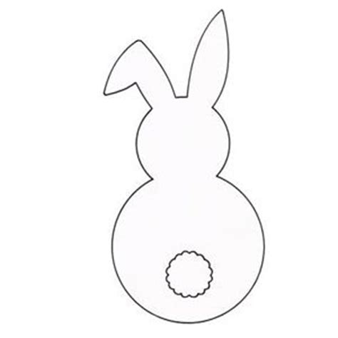 bunny outline easter bunny template google search silhouette templates