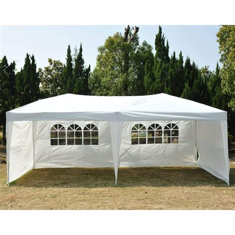 ubesgoo easy pop  canopy party tent    feet white   removable sidewalls walmart