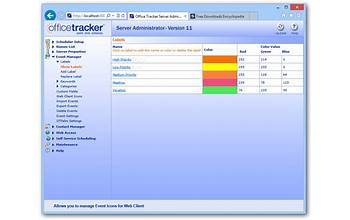 Office Tracker Scheduling Software screenshot #1