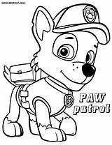 Paw Patrol Coloring Pages Printable Printables Print Characters Chase Rocky Pdf Colorings Color Kids Cartoon Template Halloween Getcolorings Getdrawings Preschoolers sketch template