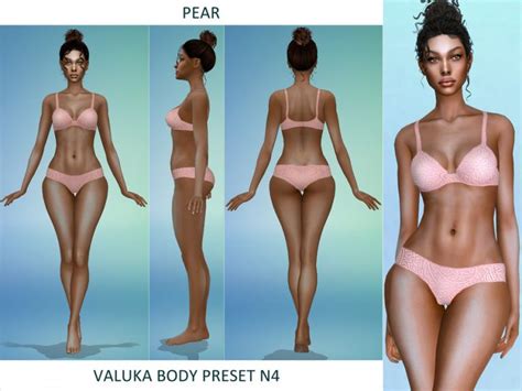 gorgeous body presets   sims snootysims