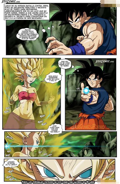 dragon ball super xxx goku kale y caulifa follando comic porno