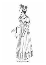 Regency Fashions Lesley sketch template