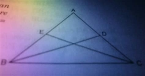 In The Given Figure Abc Is An Isosceles Triangle With Ab