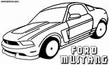 Mustang Ford Coloring Drawing Pages Outline Colorings Getdrawings sketch template