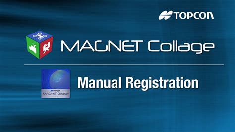 topcon magnet collage manual registration youtube