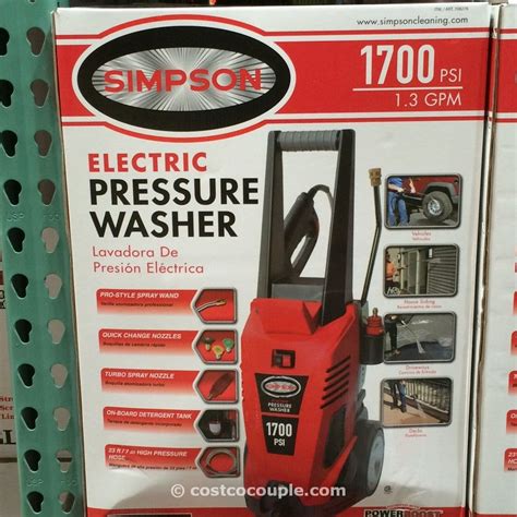 simpson  psi electric pressure washer