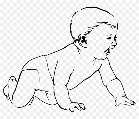 baby  outline pictures  baby hd png