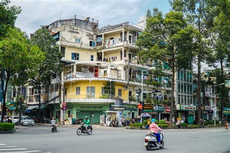 saigon hauptverkehrszeiten auf hauptstrasse  saigon vietnam