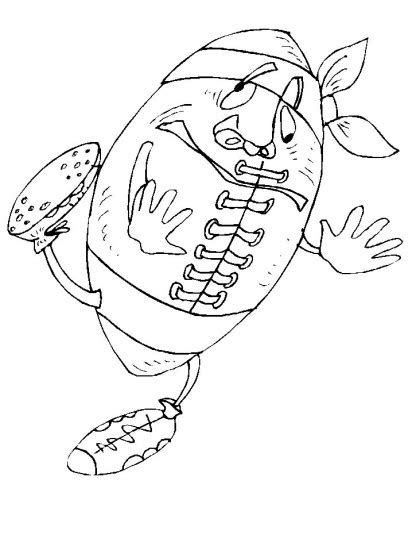 football football coloring pages