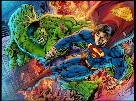 Hulk Vs Superman By Gammaknight On Deviantart