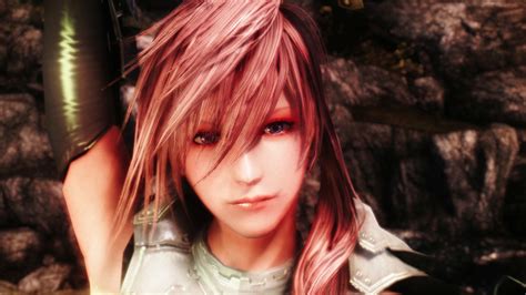Final Fantasy Xiii S Lightning Reborn In A Skyrim Mod